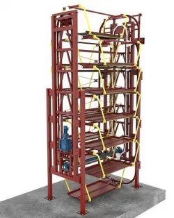 Rotary Parking System PCX-12D 3D model