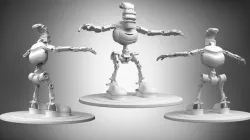 Round Robot 3D model