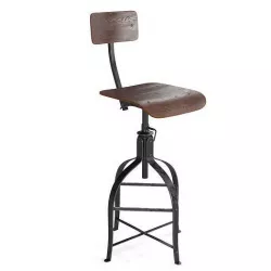 Rustic Drafting Chair 3D model