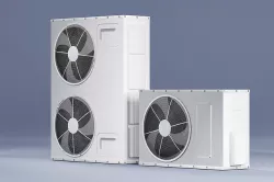 Sample Model of Split air conditioner outdoor box low poly Low-poly 3D model