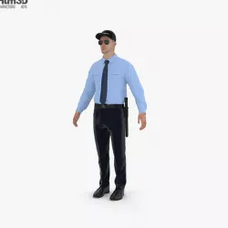 Security Guard 3D model