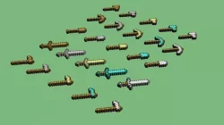 Set of low-poly tools from Minecraft Low-poly 3D model