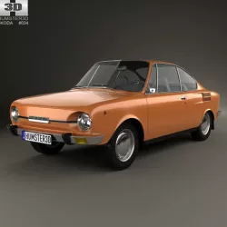  Skoda 110 R 1970 3D model