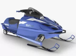 Snowmobile 3D model