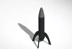 Space Rocket 3D model