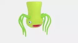 Spider Alien X Low-poly 3D model
