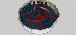 Star Trek 25th century Bridge 3D model