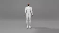 Superhero 3D model