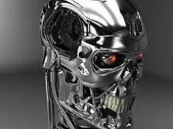 t 800 terminator futuristic robot 3D model