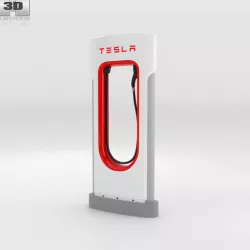 Tesla Supercharger 3D model