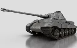 Tiger II Tank WW2 3D model