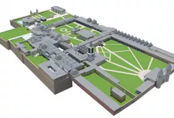 Topkapi Palace full exterior scene 3D model