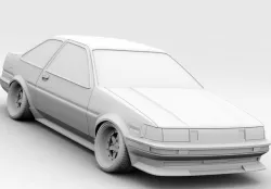 Toyota Levin AE86 3D model