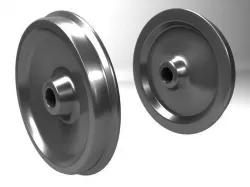 Train Wheel Low-poly 3D model