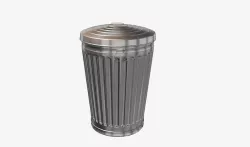 trash or garbage can 3D model