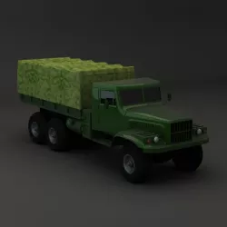Truck KRAZ 255 B 3D model