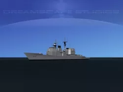 USS Hue City CG-66 LP Low-poly 3D model