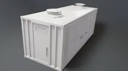 well modeled Container includes blend file 3D model