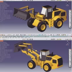 Wheel Loader 3D model