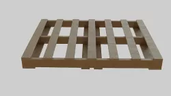WoodenPallete Low-poly 3D model