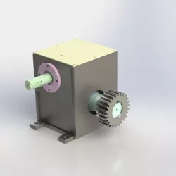 Worm  Gear Box 3D model