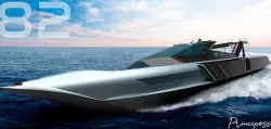 Yacht Boat concept  Principessa  3D model