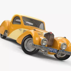 1937 Bugatti Type 57SC Atalante 3D model