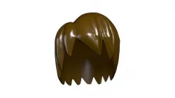 3D model Lego Hair Man Detailed Hair Match Real Object 3D model