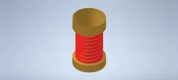 3D Spring Animation 3D model