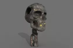 Abstract Caribbean Skull 3D model