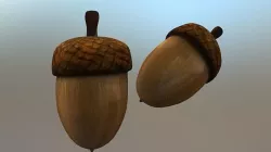 Acorn nut 3D model
