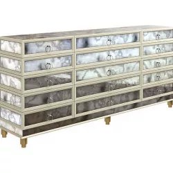 Aged Mirrored Dresser Iris by Rooma Design 3D model
