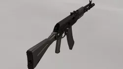 AK-107 3d model Low-poly 3D model