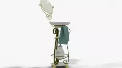 Antique washstand 3D model