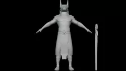 Anubis 3d  model Low-poly 3D model