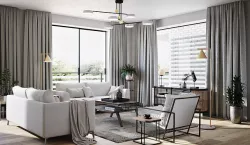 Apartments Living room 1 3D model