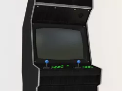Arcade Machine Low-poly 3D model