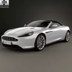  Aston Martin DB9 Volante 2013 3D model