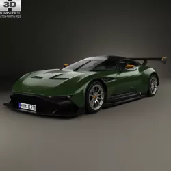  Aston Martin Vulcan 2015 3D model