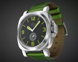 Aviator wrist watch 1956 My own design 3D model