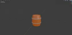 Barrel 3D model
