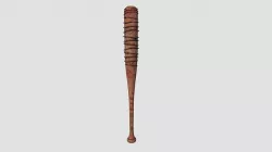 Baseball Bat Weapon 02 - Lucille - Character Weaponry 3D model