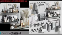 bathroom accessories 08 3D model