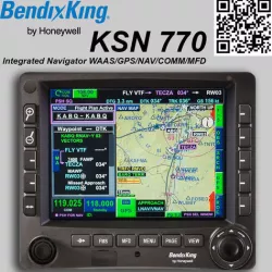 Bendix King KSN-770 multifunction Integrated Navigator Low-poly 3D model
