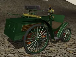 Benz Velo 1894 vintage car 3D model