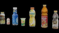 Bottle Collection group of beverage bottles 3D model