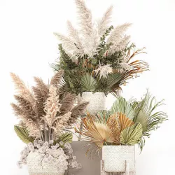 Bouquets for wedding decoration 231 3D model