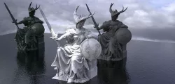 Britannia Statue 2  3D model