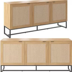 Buffet ebfilade scandinave 3 portes 3D model