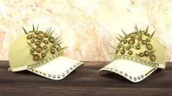 Cap with spikes 3D model